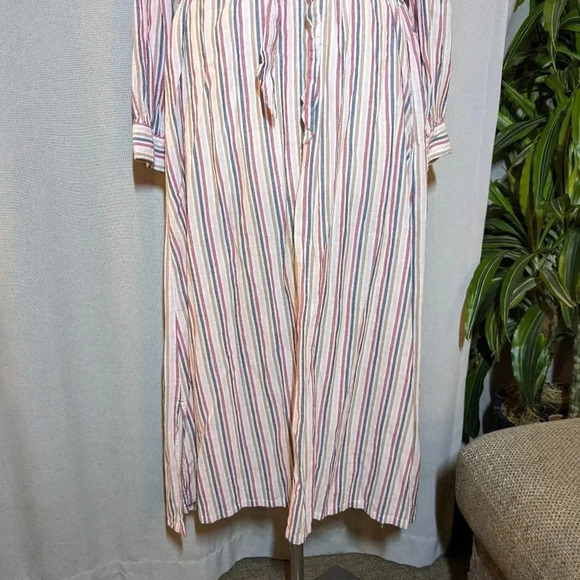 XiRENA Striped Midi Dress - Pink and Blue - Picture 5 of 8